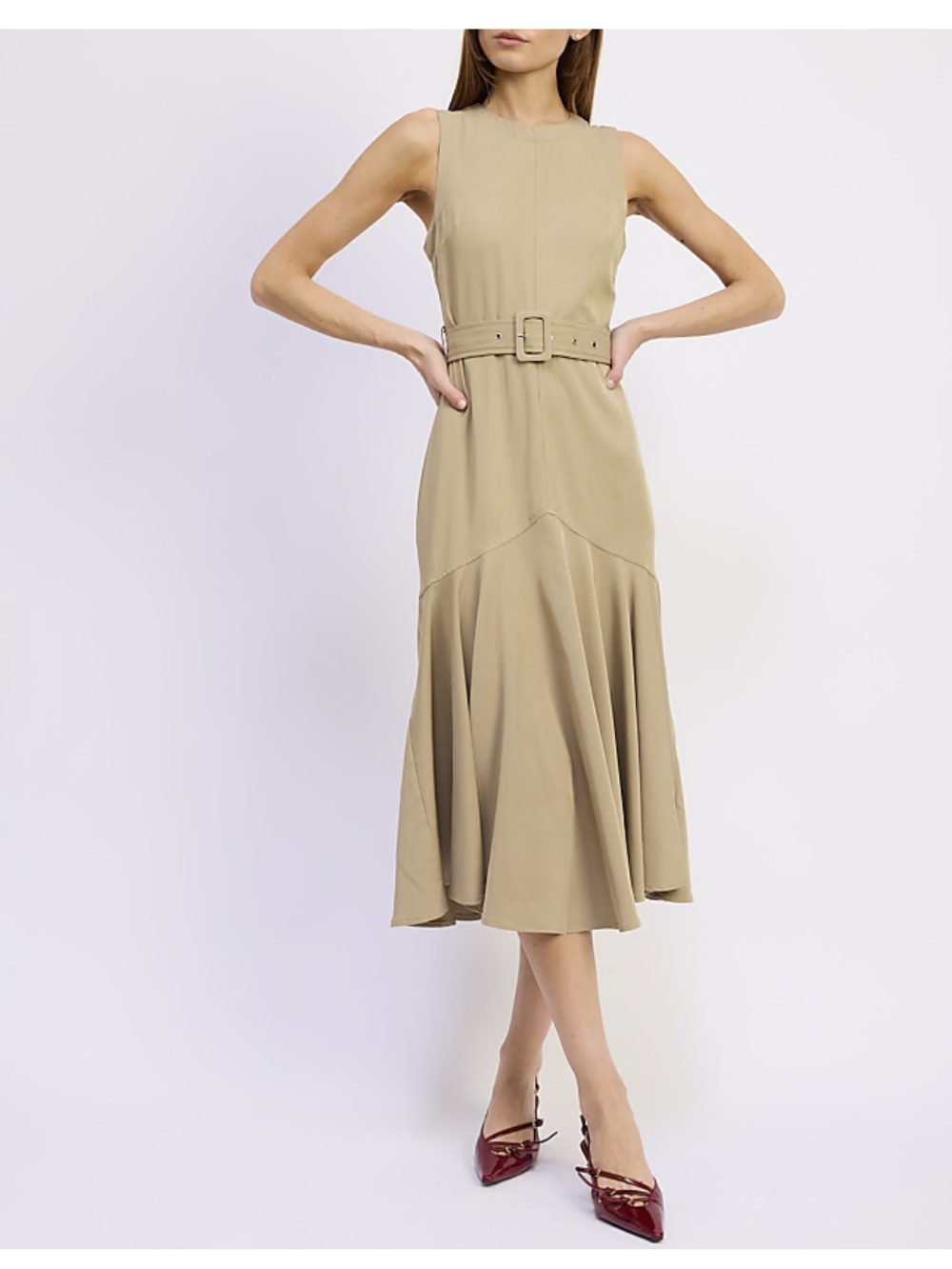 En Saison Autumn Midi Dress Size Large NWT